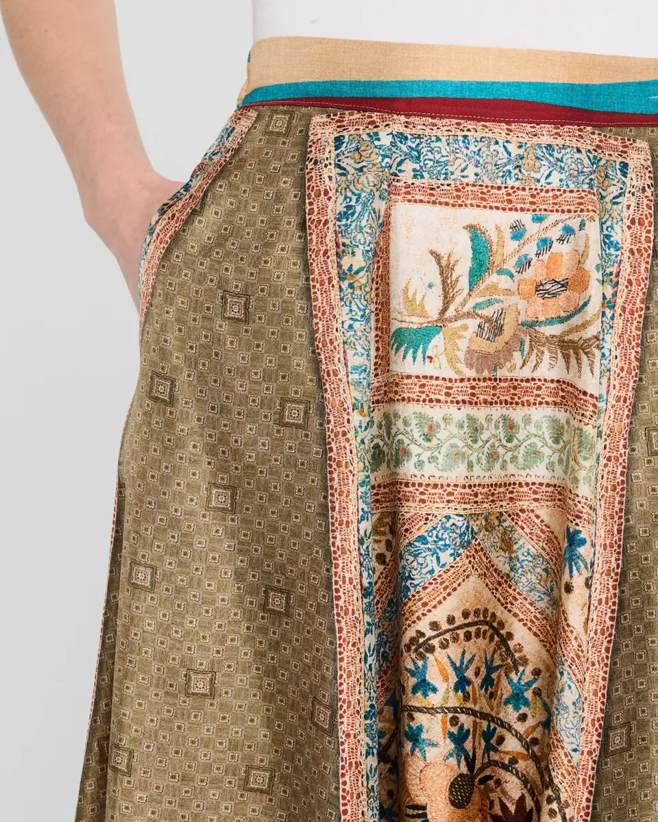 Pierre-Louis Mascia Printed A-Line Silk Midi Skirt | Thumbnail 5 Pierre-Louis Mascia Printed A-Line Silk Midi Skirt | Thumbnail 5