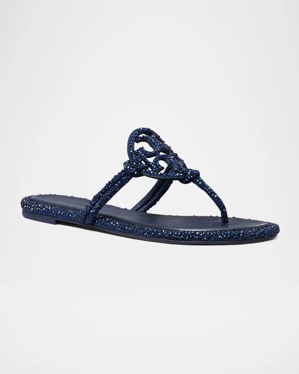 Tory Burch Miller Embellished Medallion Flat Thong Sandals | Thumbnail 2 Tory Burch Miller Embellished Medallion Flat Thong Sandals | Thumbnail 2