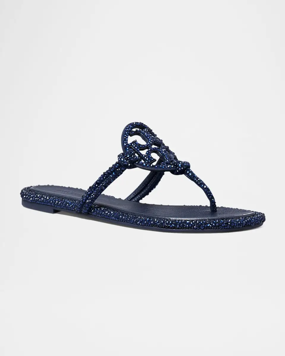 Tory Burch Miller Embellished Medallion Flat Thong Sandals | Thumbnail 3 Tory Burch Miller Embellished Medallion Flat Thong Sandals | Thumbnail 3