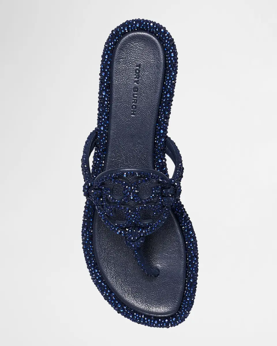 Tory Burch Miller Embellished Medallion Flat Thong Sandals | Thumbnail 5 Tory Burch Miller Embellished Medallion Flat Thong Sandals | Thumbnail 5