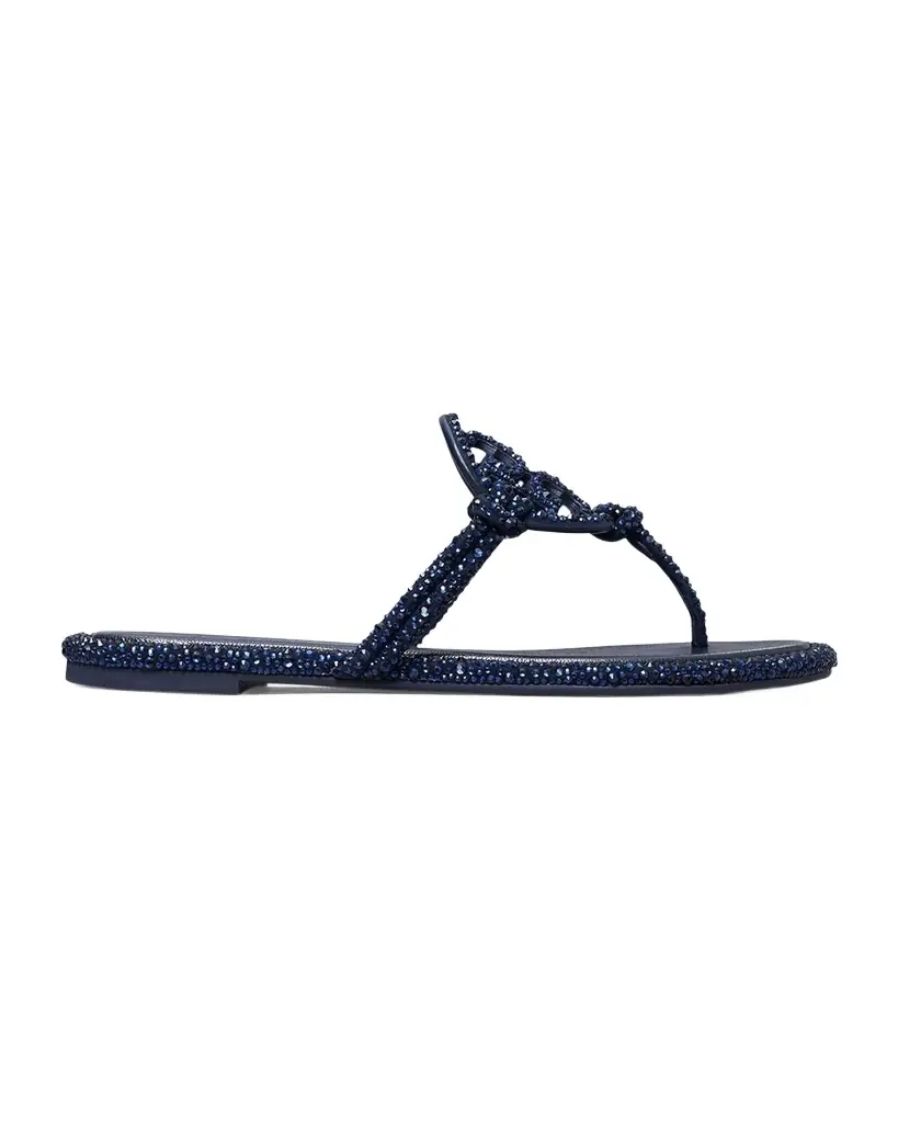 Miller Embellished Medallion Flat Thong Sandals Miller Embellished Medallion Flat Thong Sandals
