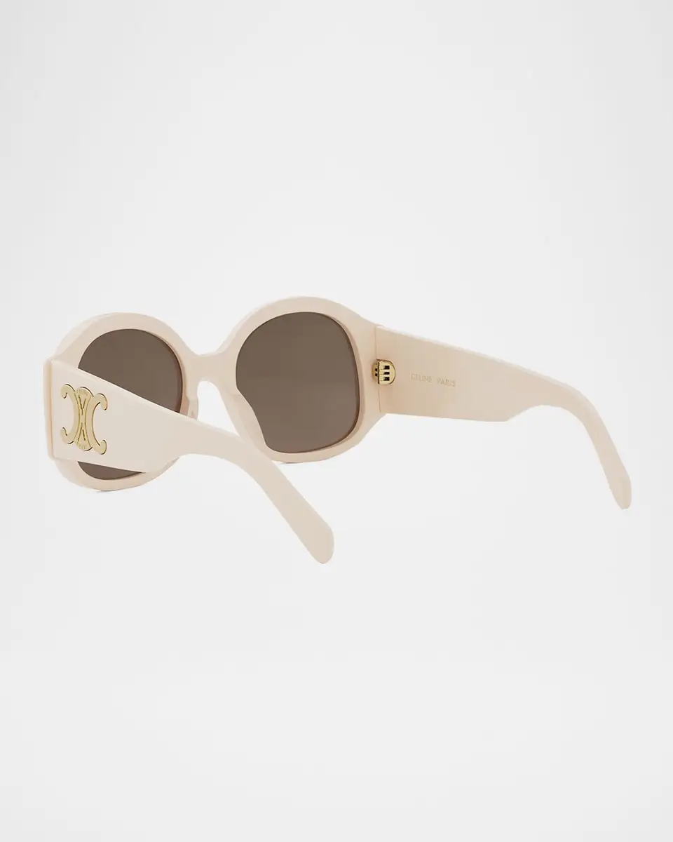 Celine Maxi Triomphe Round Sunglasses | Thumbnail 2 Celine Maxi Triomphe Round Sunglasses | Thumbnail 2