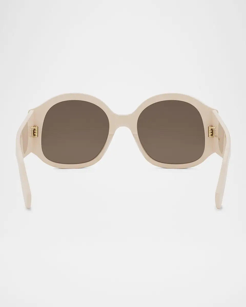 Celine Maxi Triomphe Round Sunglasses | Thumbnail 5 Celine Maxi Triomphe Round Sunglasses | Thumbnail 5
