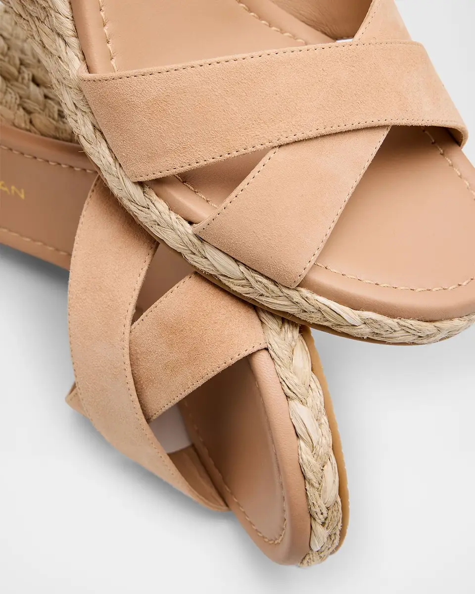Stuart Weitzman Dayna Suede Crisscross Wedge Espadrilles | Thumbnail 4 Stuart Weitzman Dayna Suede Crisscross Wedge Espadrilles | Thumbnail 4