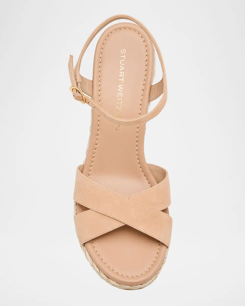 Stuart Weitzman Dayna Suede Crisscross Wedge Espadrilles | Thumbnail 5 Stuart Weitzman Dayna Suede Crisscross Wedge Espadrilles | Thumbnail 5
