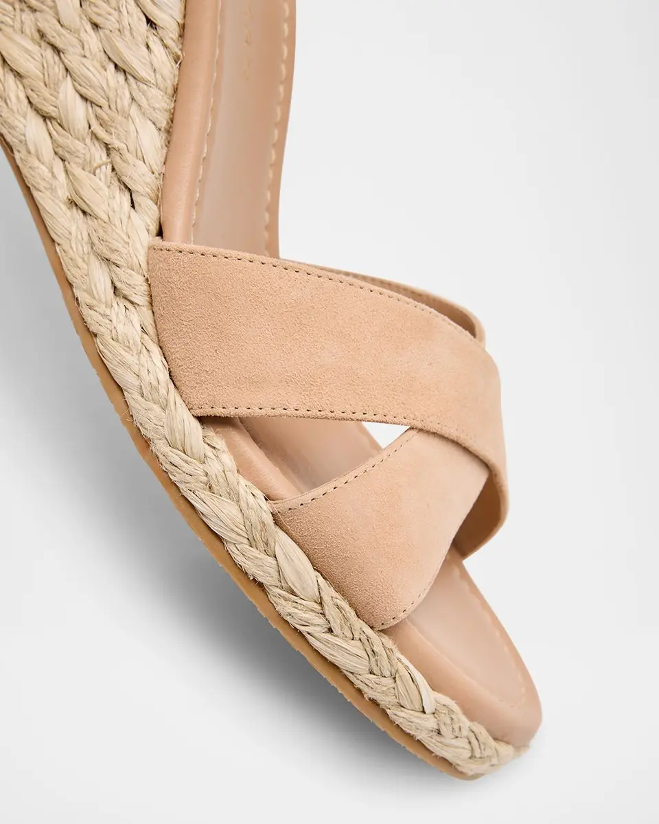 Stuart Weitzman Dayna Suede Crisscross Wedge Espadrilles | Thumbnail 6 Stuart Weitzman Dayna Suede Crisscross Wedge Espadrilles | Thumbnail 6