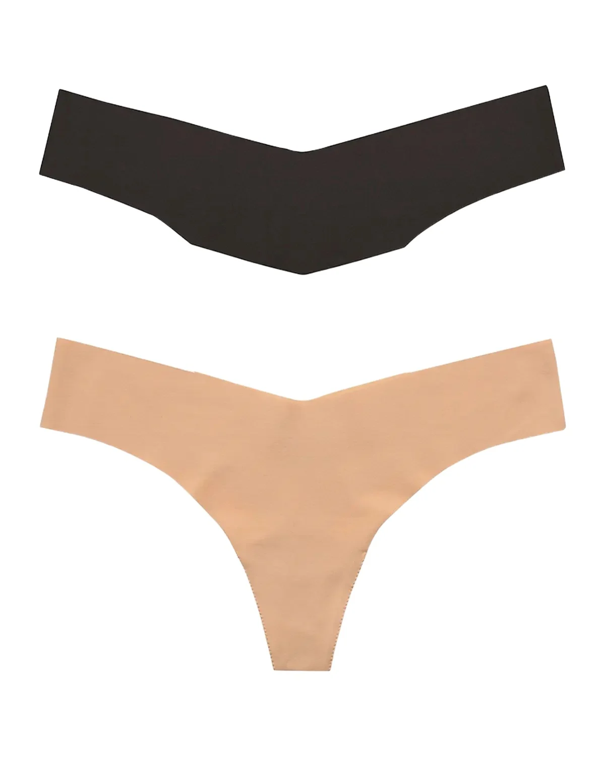 Classic Low-Rise Microfiber Thongs, Pack of 3 Classic Low-Rise Microfiber Thongs, Pack of 3