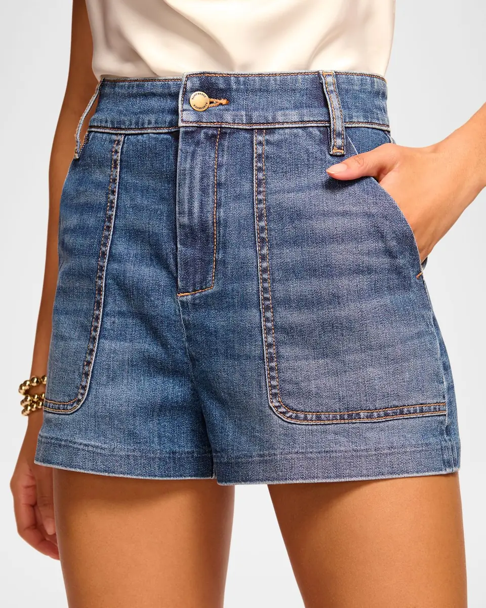 Ramy Brook Hilary Denim Shorts | Thumbnail 5 Ramy Brook Hilary Denim Shorts | Thumbnail 5