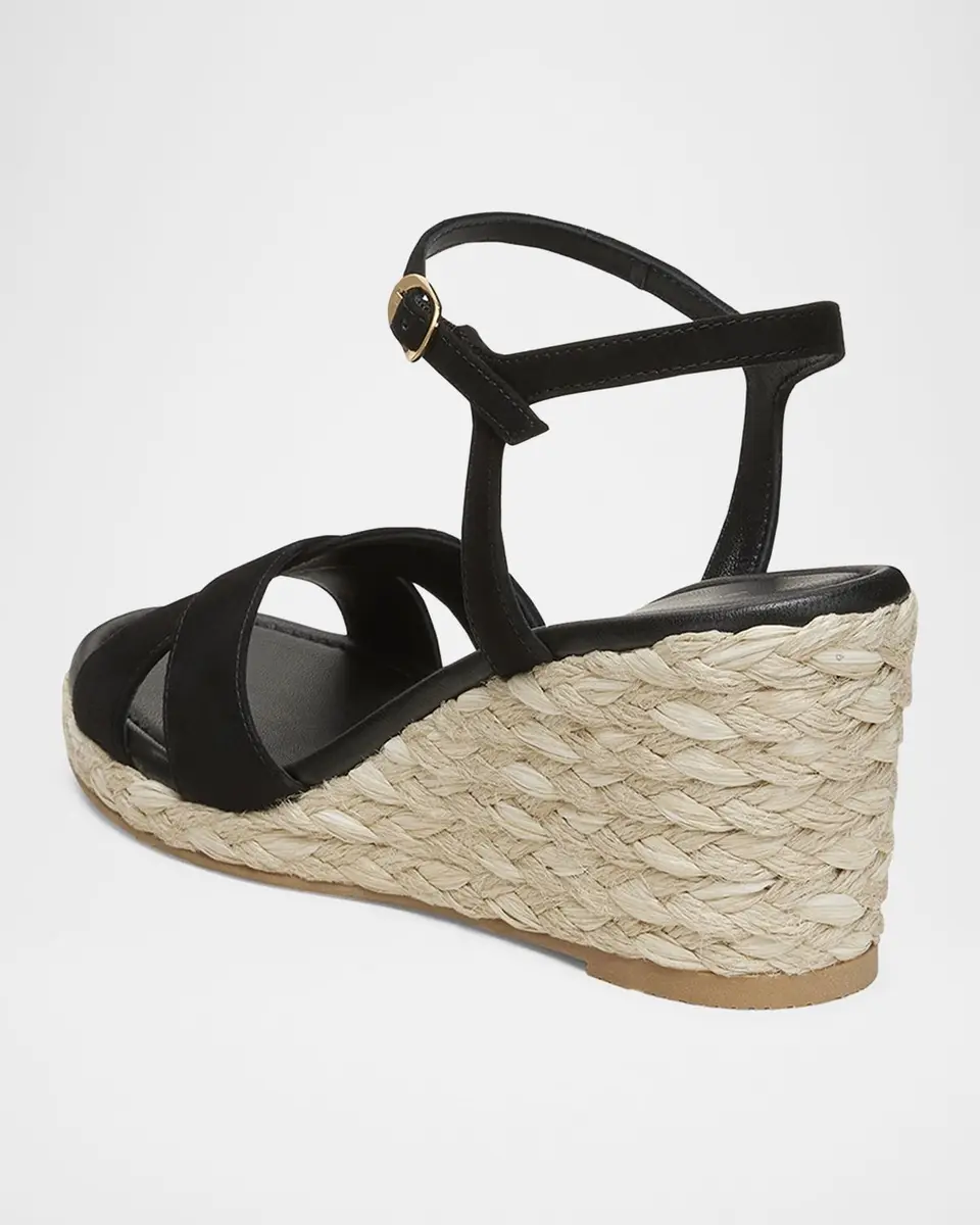 Stuart Weitzman Dayna Suede Crisscross Wedge Espadrilles | Thumbnail 4 Stuart Weitzman Dayna Suede Crisscross Wedge Espadrilles | Thumbnail 4