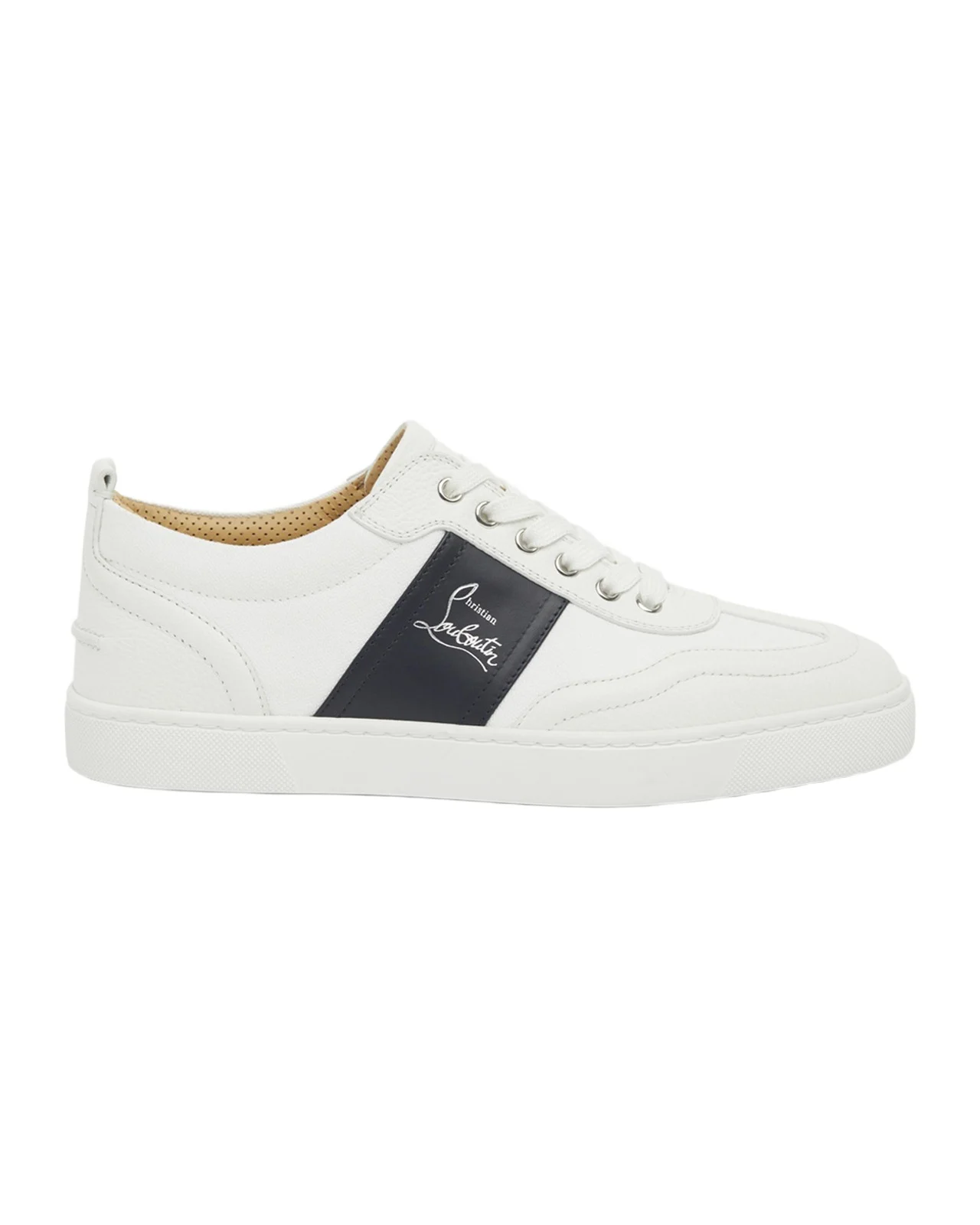 Men's Retero Canvas and Leather Low-Top Sneakers Men's Retero Canvas and Leather Low-Top Sneakers
