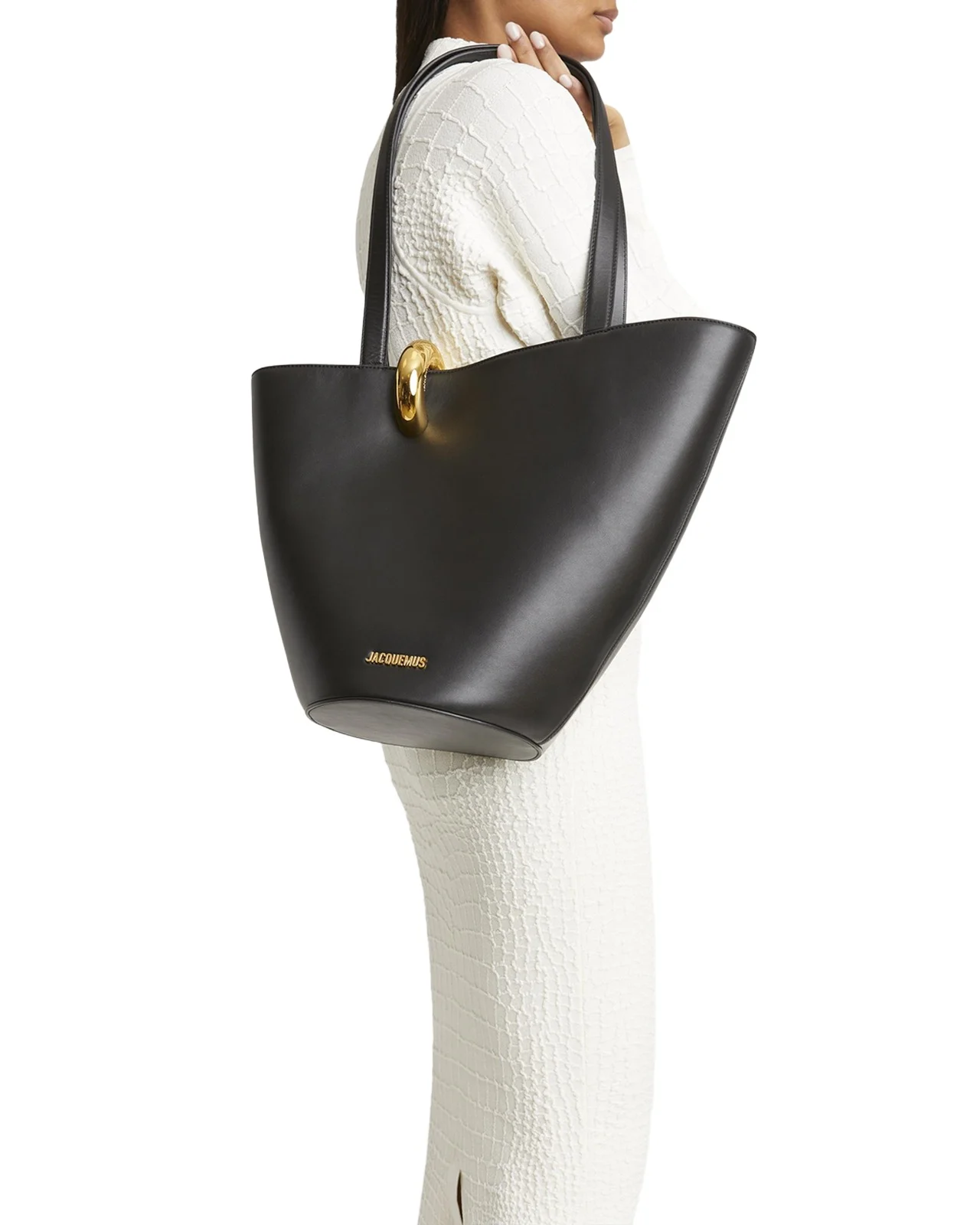 Jacquemus Le Bambola Moyen Leather Tote Bag