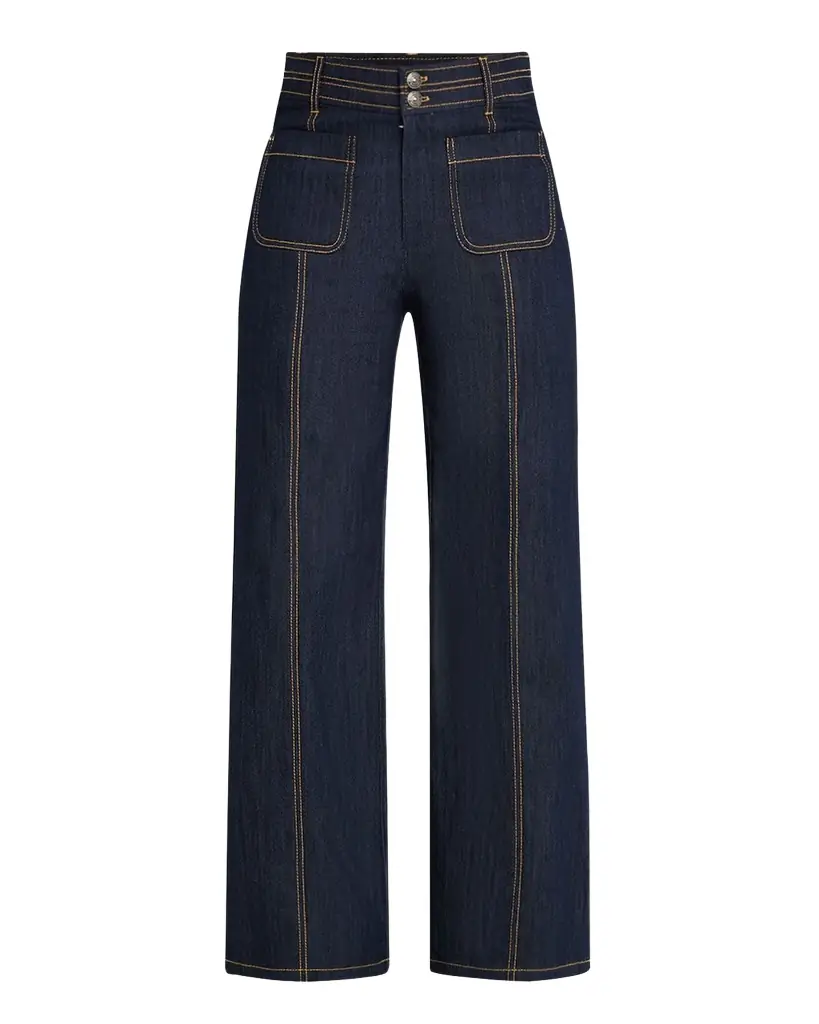 Cinq à Sept Dorothea Wide-Leg Jeans | Image 1 Cinq à Sept Dorothea Wide-Leg Jeans | Image 1