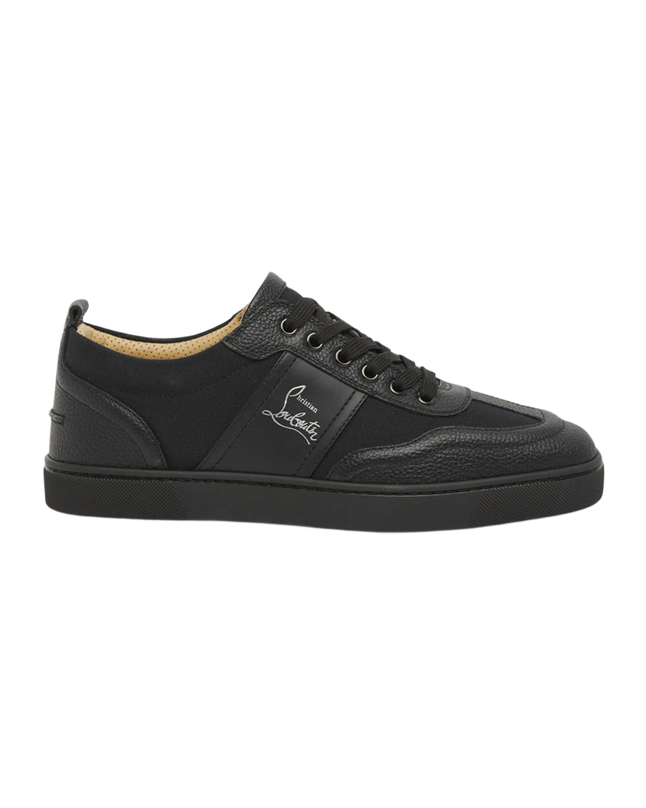 Men's Retero Canvas and Leather Low-Top Sneakers Men's Retero Canvas and Leather Low-Top Sneakers