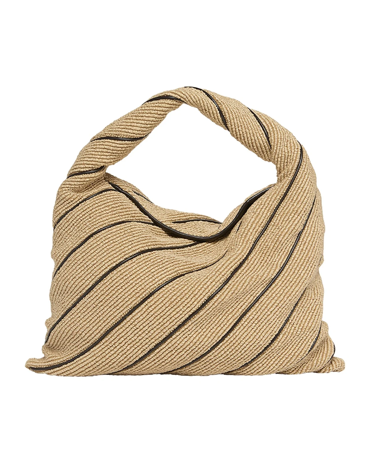 Hop Large Striped Shoulder Bag Hop Large Striped Shoulder Bag
