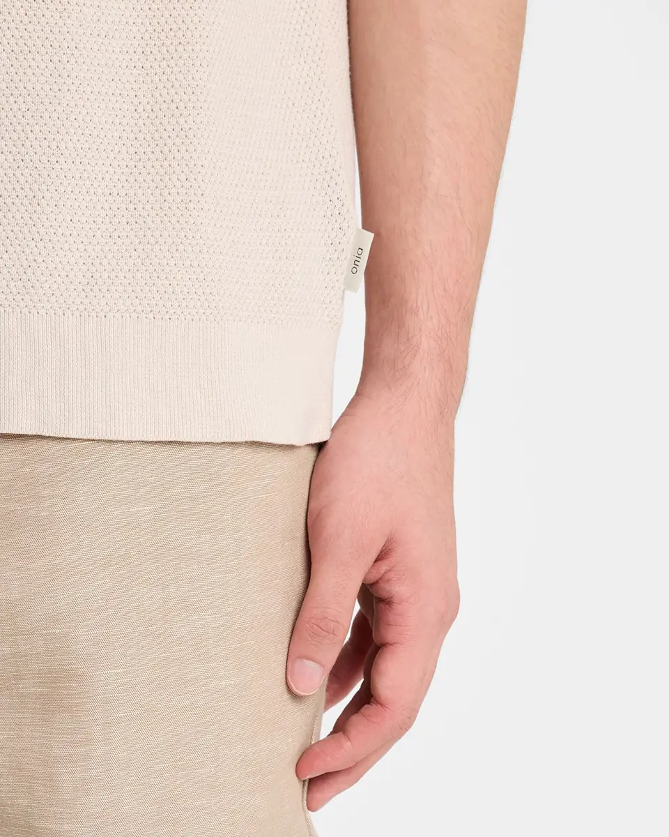 Onia Men's Cotton Knit Polo Shirt | Thumbnail 5 Onia Men's Cotton Knit Polo Shirt | Thumbnail 5
