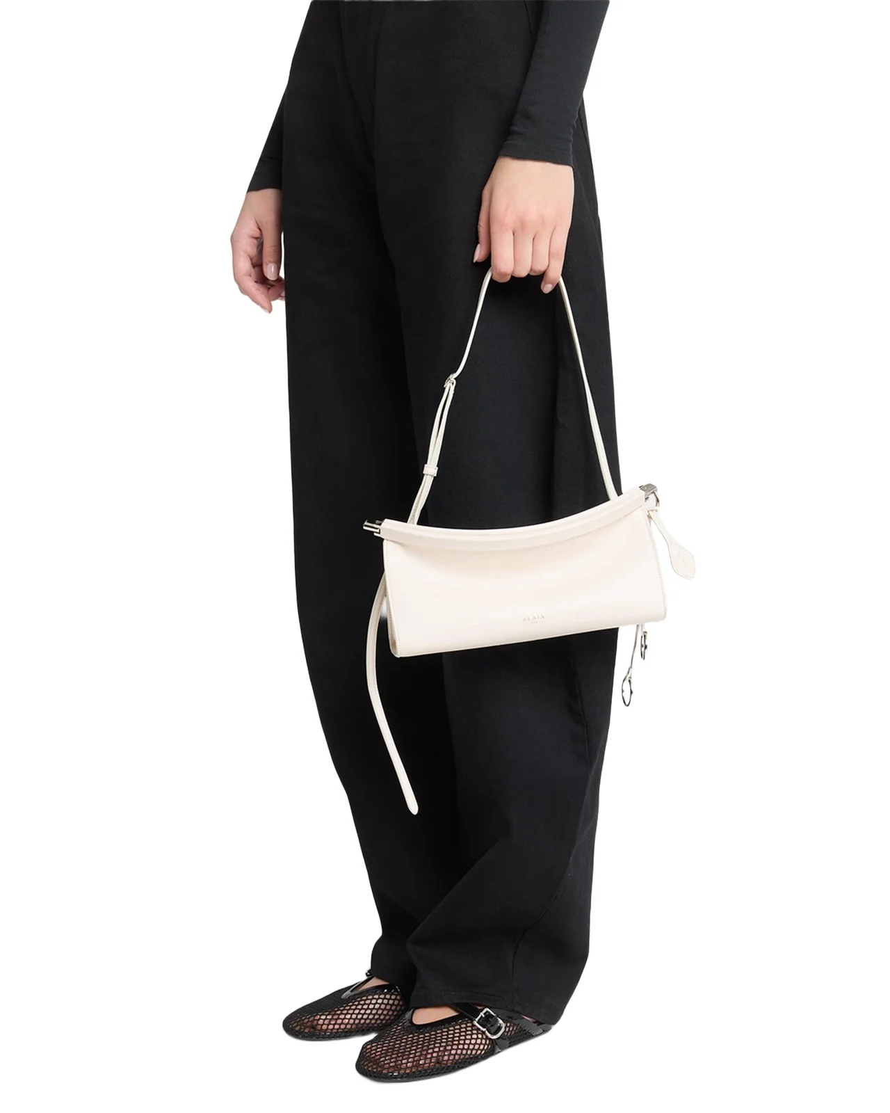 Le Click Small Shoulder Bag in Glossy Leather Le Click Small Shoulder Bag in Glossy Leather