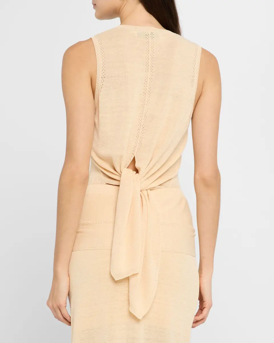 Proenza Schouler White Label Heyde Sleeveless Sweater | Thumbnail 3 Proenza Schouler White Label Heyde Sleeveless Sweater | Thumbnail 3