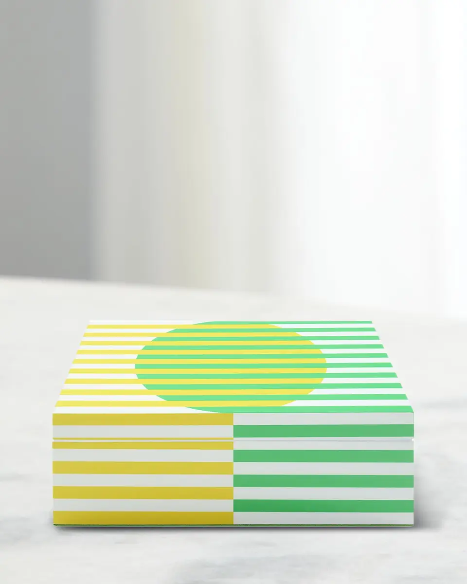 Jonathan Adler Copenhagen Lacquer Box, Medium | Image 1 Jonathan Adler Copenhagen Lacquer Box, Medium | Image 1