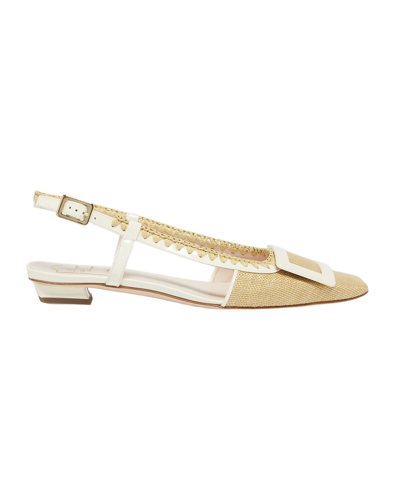 Belle Vivier Buckle Slingback Pumps