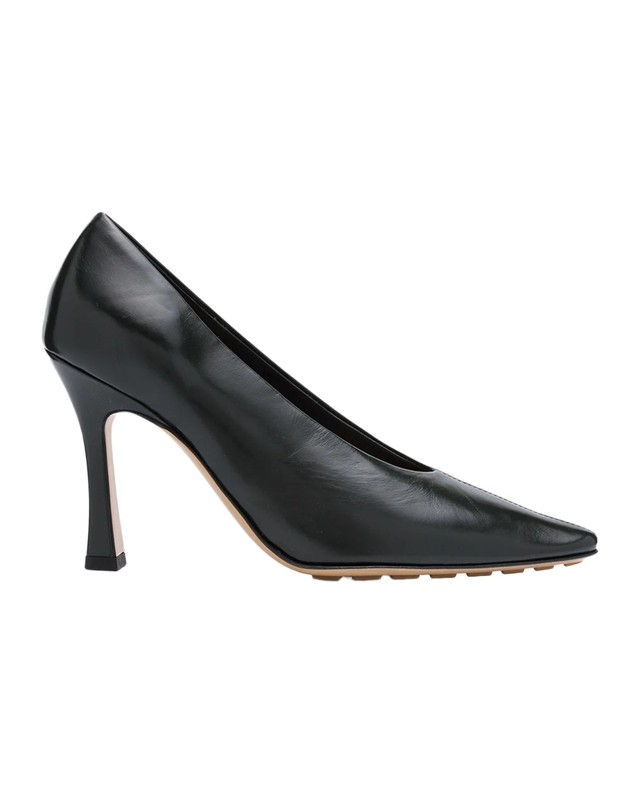 Leather Stiletto Sporty Pumps Leather Stiletto Sporty Pumps