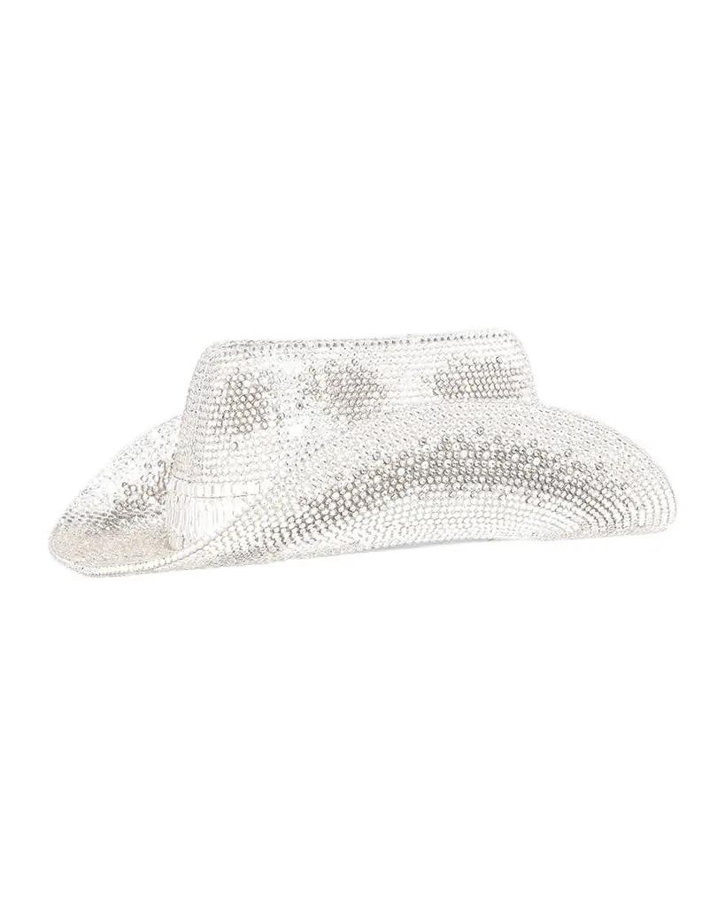 Judith Leiber Couture Crystal Cowboy Hat Clutch Bag | Image 1 Judith Leiber Couture Crystal Cowboy Hat Clutch Bag | Image 1
