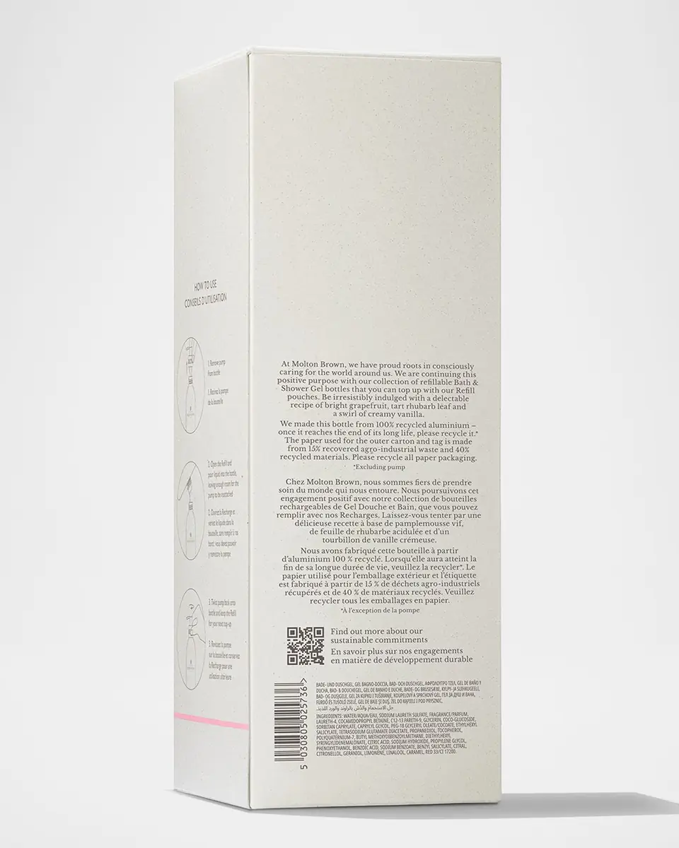 Molton Brown Delicious Rhubarb and Rose Infinite Bottle, 13.5 oz. | Thumbnail 3