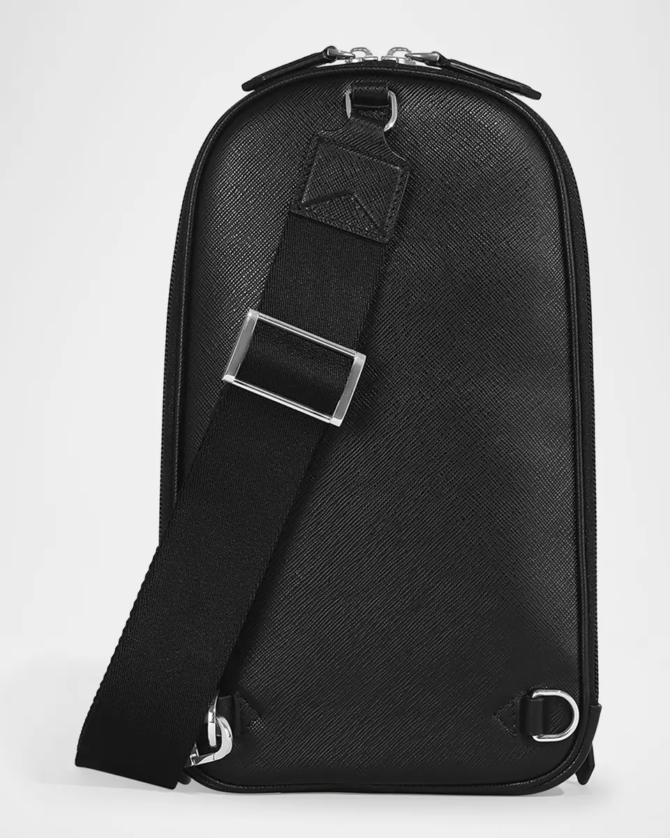 Montblanc Men's Sartorial Leather Sling Bag | Thumbnail 2 Montblanc Men's Sartorial Leather Sling Bag | Thumbnail 2