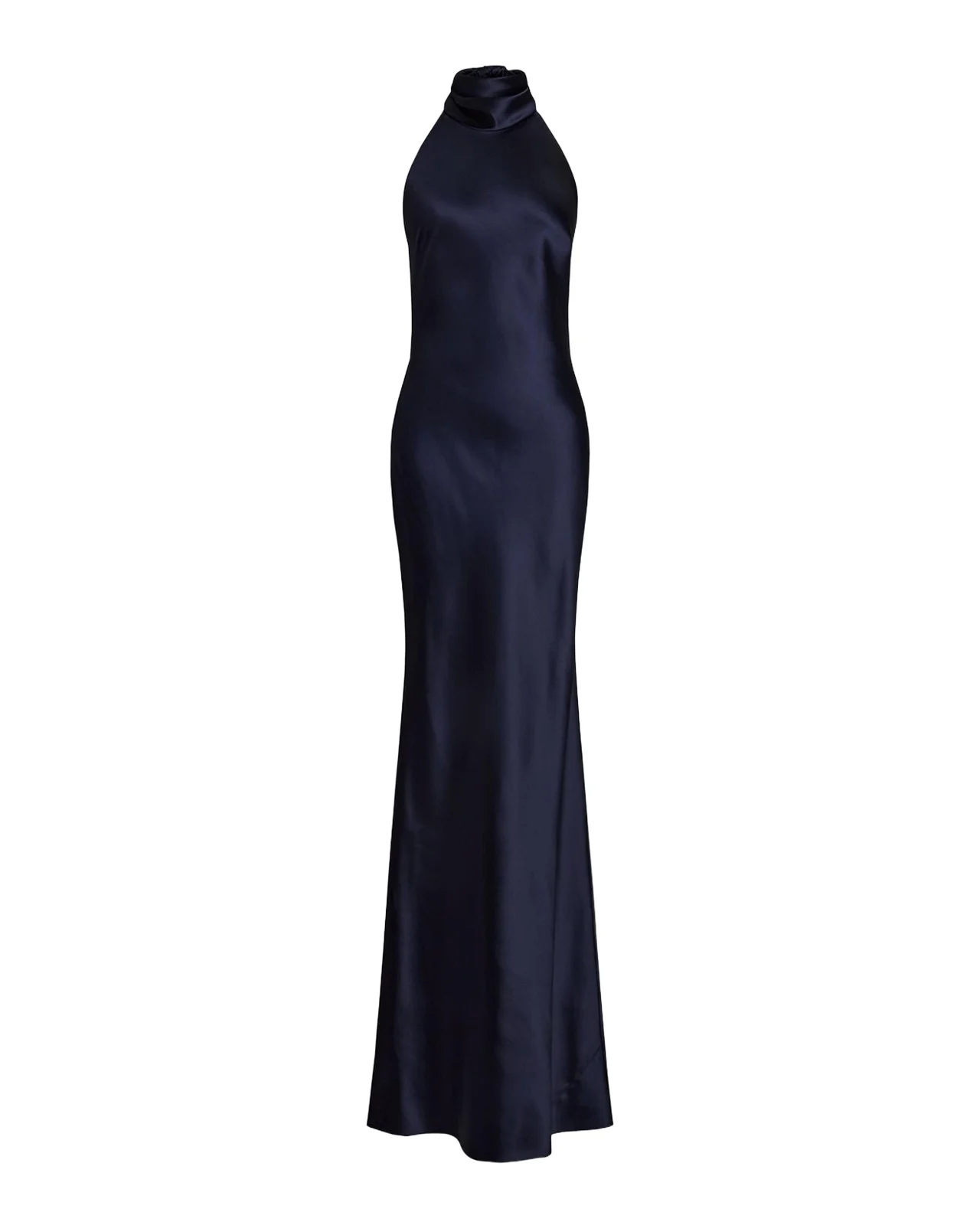 Ralph Lauren Collection Chilton Stretch Satin Evening Dress