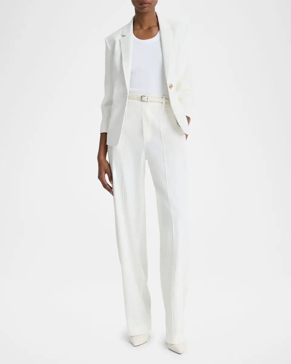 Vince Shrunken Linen Blazer | Thumbnail 2 Vince Shrunken Linen Blazer | Thumbnail 2