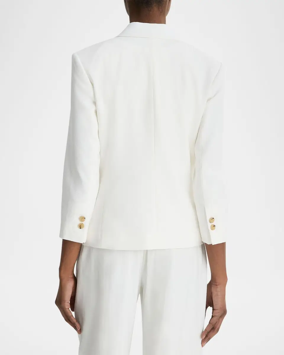 Vince Shrunken Linen Blazer | Thumbnail 3 Vince Shrunken Linen Blazer | Thumbnail 3