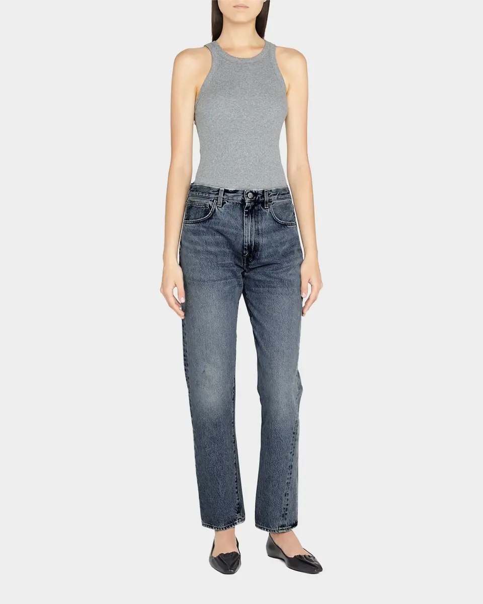 TOTEME Twisted Seam Straight-Leg Denim Pants | Thumbnail 2 TOTEME Twisted Seam Straight-Leg Denim Pants | Thumbnail 2
