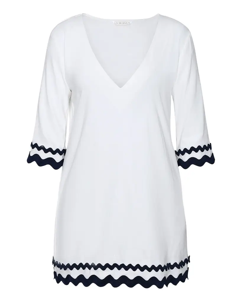 La Blanca Poolside V-Neck Tunic Coverup | Image 1 La Blanca Poolside V-Neck Tunic Coverup | Image 1