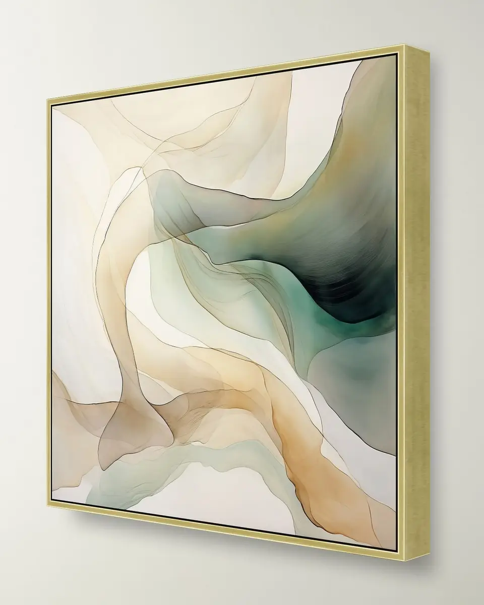 Prestige Arts "Guilded Greens 2" Framed Giclee | Thumbnail 2 Prestige Arts "Guilded Greens 2" Framed Giclee | Thumbnail 2