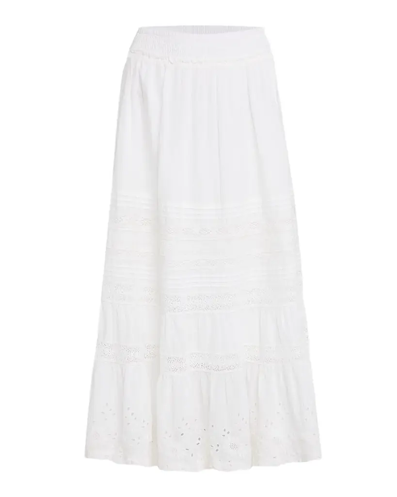 Polo Ralph Lauren Lace-Trim Cotton Voile Skirt | Image 1 Polo Ralph Lauren Lace-Trim Cotton Voile Skirt | Image 1