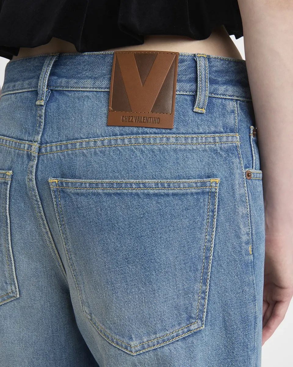 Valentino Garavani Straight Leg Denim Pants | Thumbnail 5