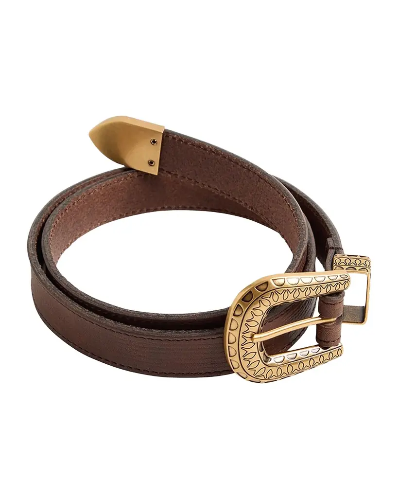 Valentino Garavani VLogo Signature Engraved Leather Belt, 20mm | Image 1 Valentino Garavani VLogo Signature Engraved Leather Belt, 20mm | Image 1