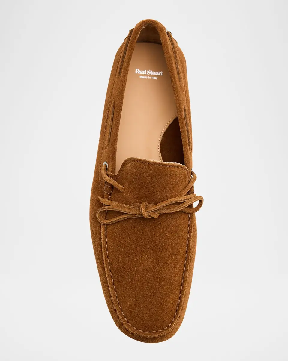 Paul Stuart Men's Dino Suede Driving Shoes | Thumbnail 4 Paul Stuart Men's Dino Suede Driving Shoes | Thumbnail 4
