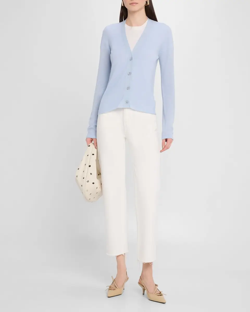 MAJESTIC FILATURES Machine Washable Cashmere Cardigan | Thumbnail 2