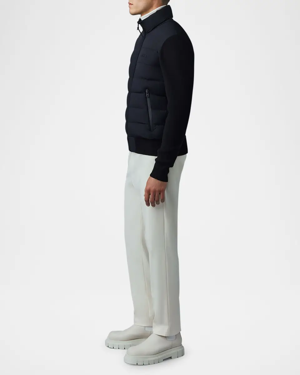 Mackage Men's Haney-City Hybrid Light Down Jacket | Thumbnail 2 Mackage Men's Haney-City Hybrid Light Down Jacket | Thumbnail 2