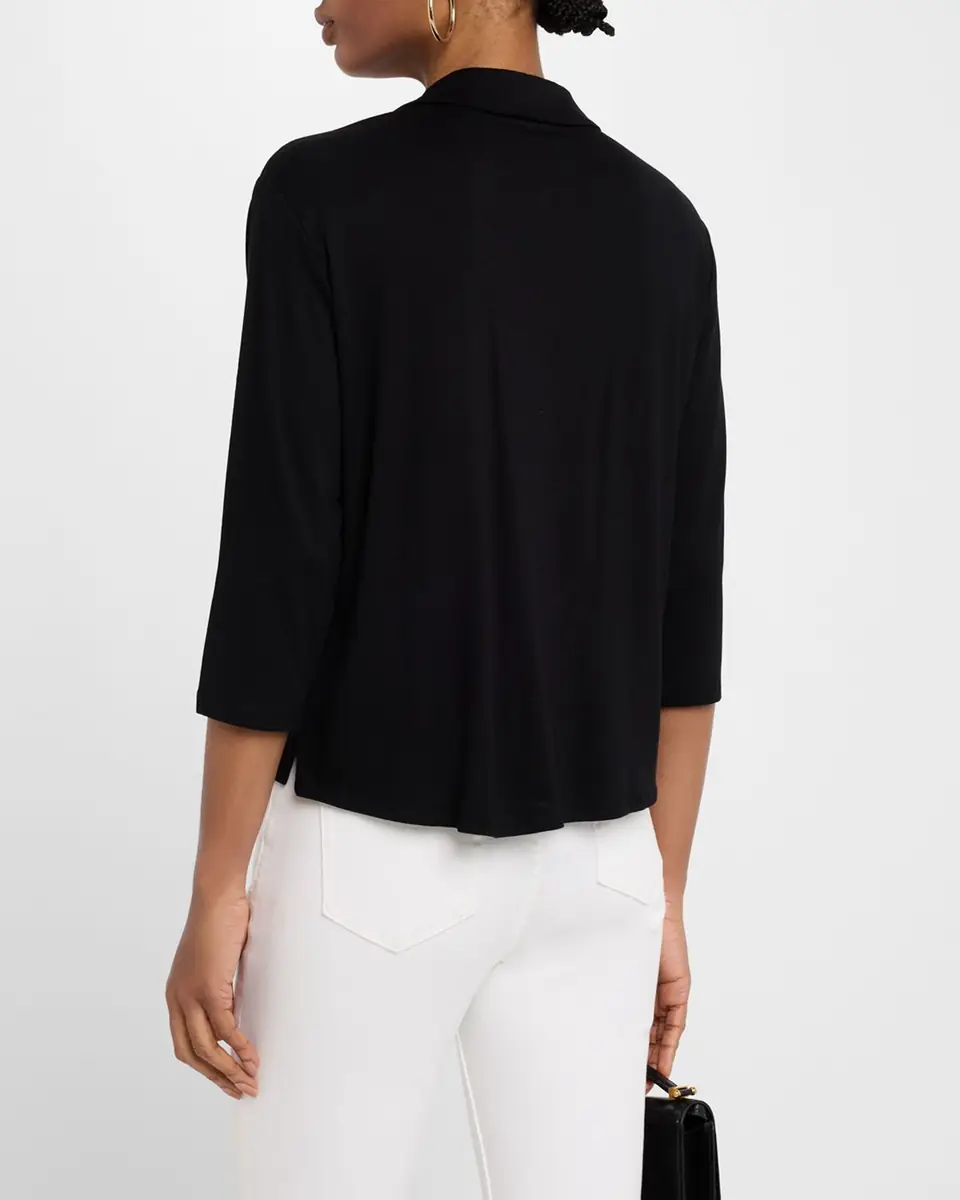 MAJESTIC FILATURES Soft Touch Semi-Relaxed Button-Front Shirt | Thumbnail 3 MAJESTIC FILATURES Soft Touch Semi-Relaxed Button-Front Shirt | Thumbnail 3