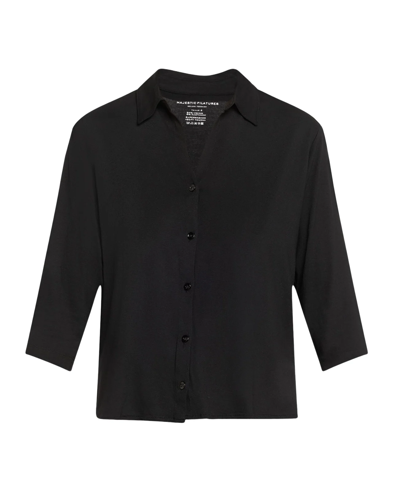 Soft Touch Semi-Relaxed Button-Front Shirt Soft Touch Semi-Relaxed Button-Front Shirt