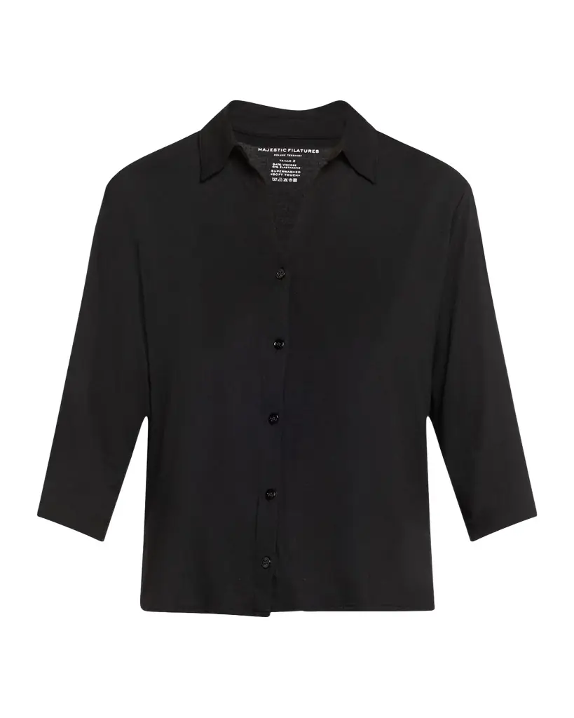 Soft Touch Semi-Relaxed Button-Front Shirt Soft Touch Semi-Relaxed Button-Front Shirt