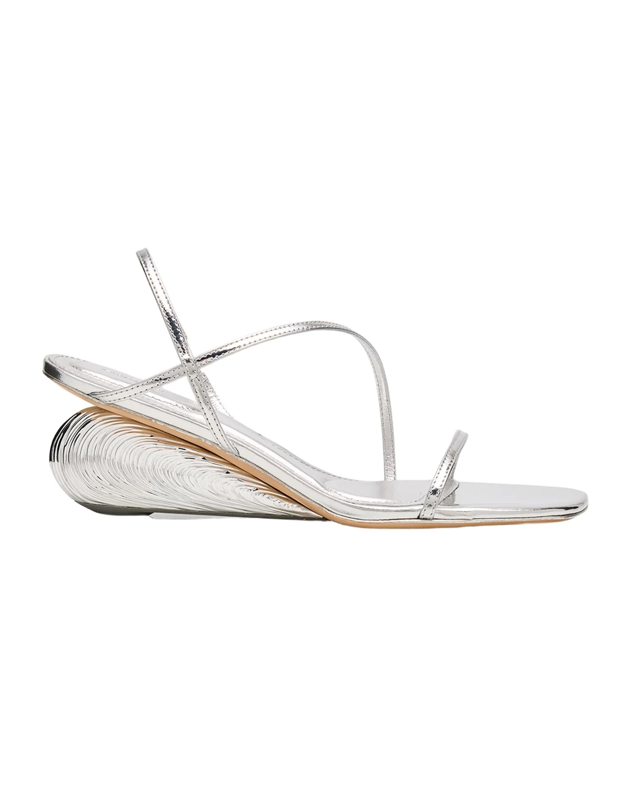 Bridget Metallic Wedge Strappy Sandals Bridget Metallic Wedge Strappy Sandals