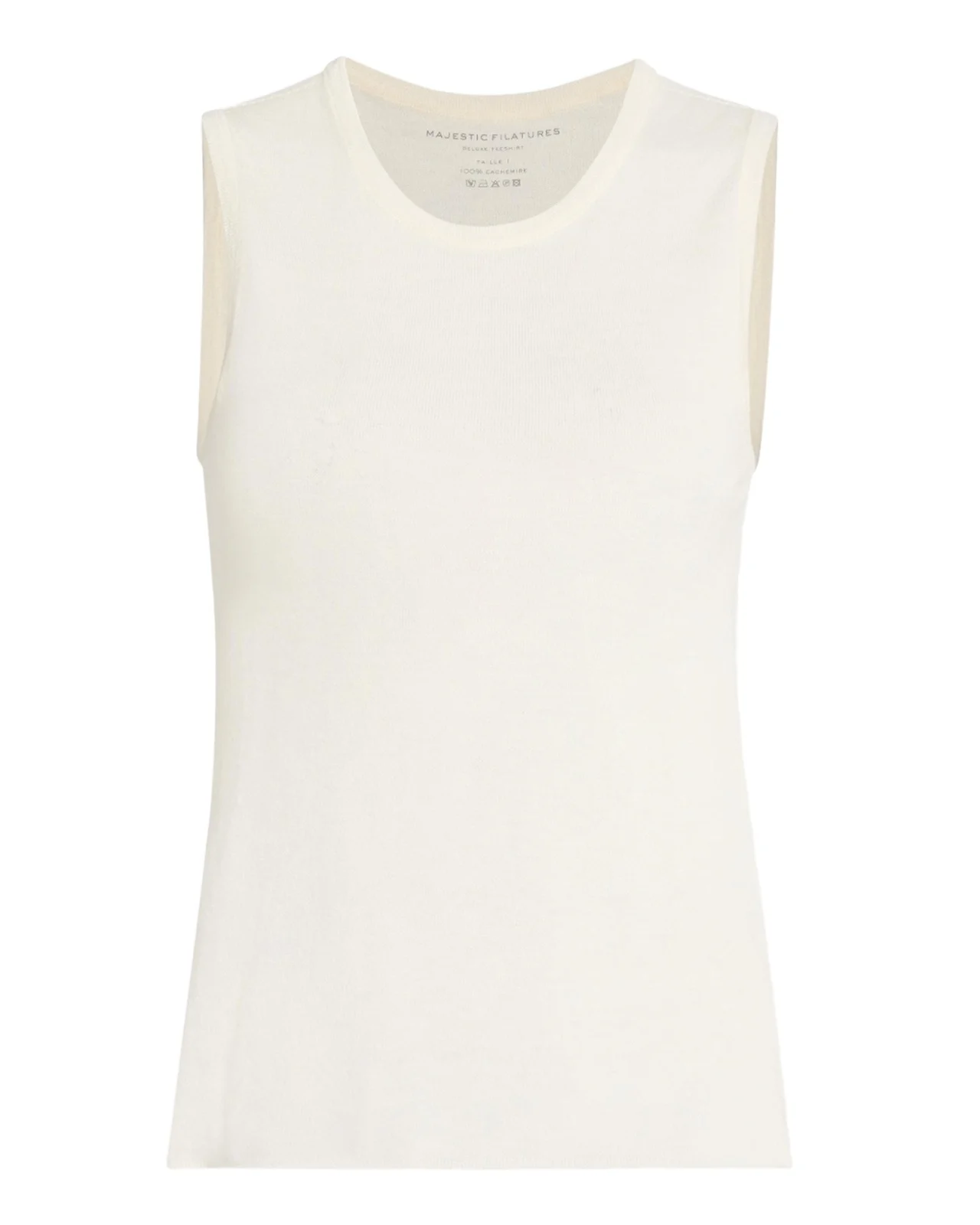 Machine-Washable Cashmere Sleeveless Sweater Machine-Washable Cashmere Sleeveless Sweater