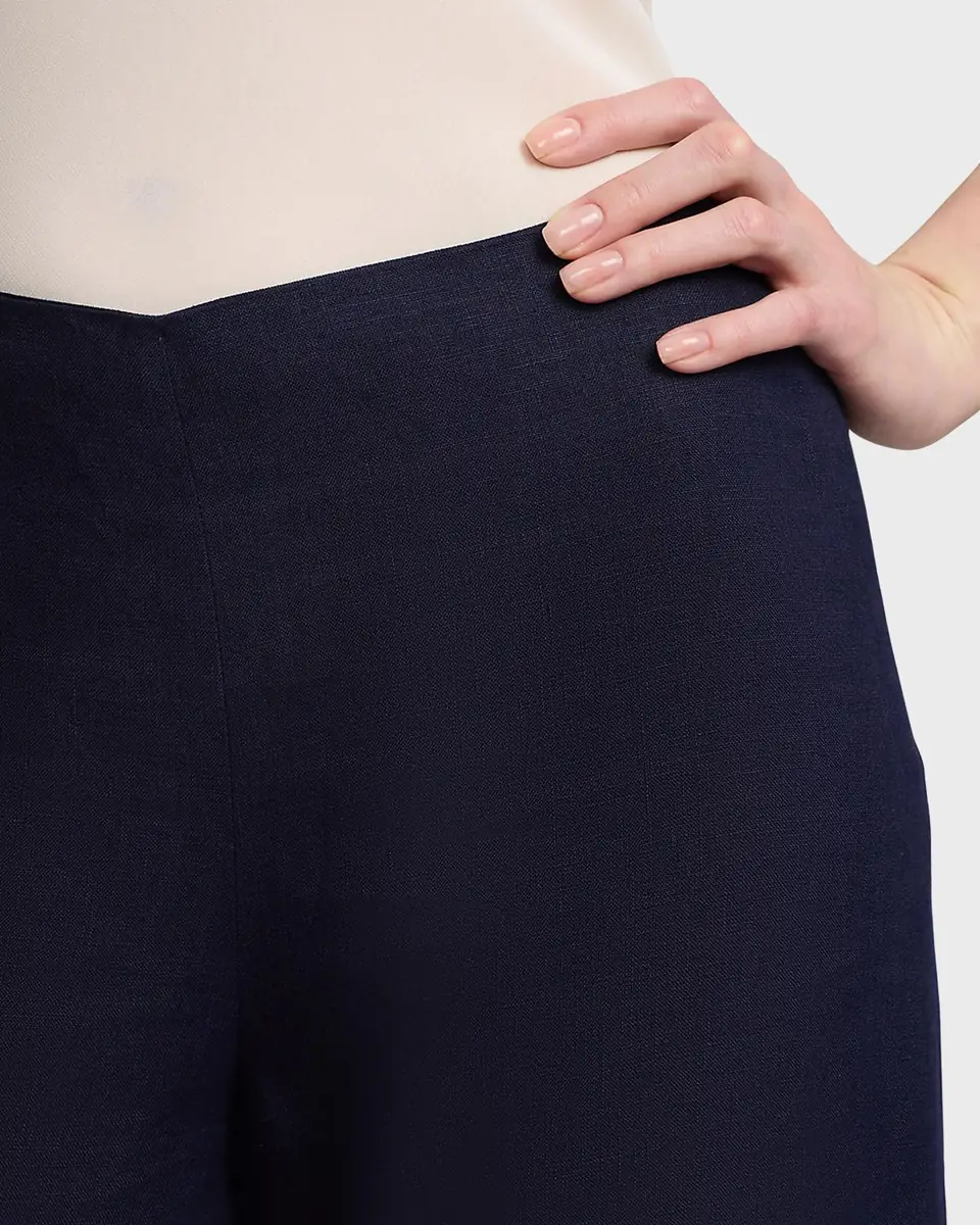 Ralph Lauren Collection Daria Linen Wide-Leg Pants | Thumbnail 5
