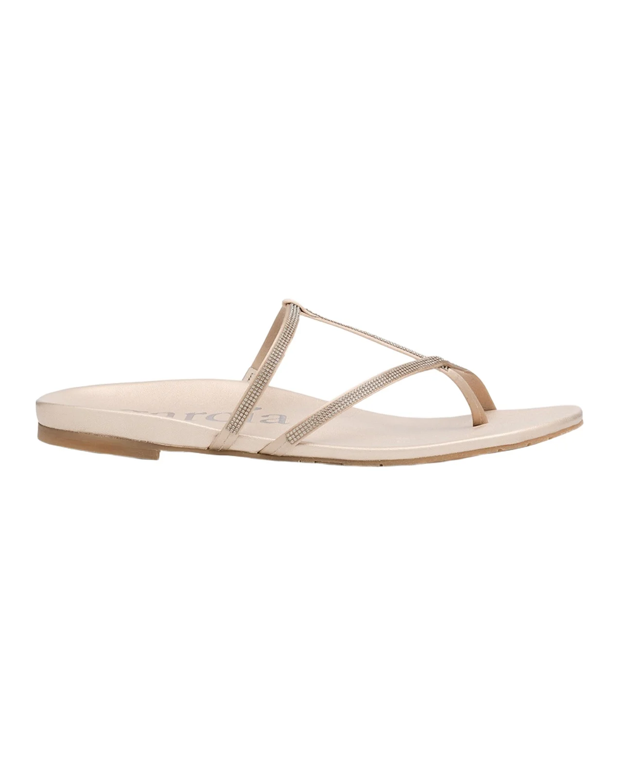 Belisa Crystal-Embellished Flat Thong Sandals Belisa Crystal-Embellished Flat Thong Sandals