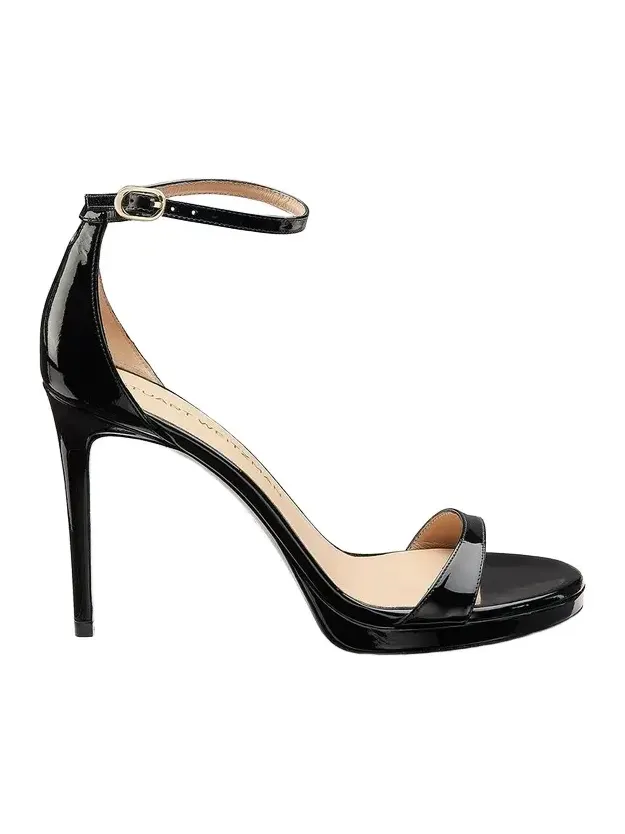 100mm Nudist Patent Leather Platform Sandals 100mm Nudist Patent Leather Platform Sandals