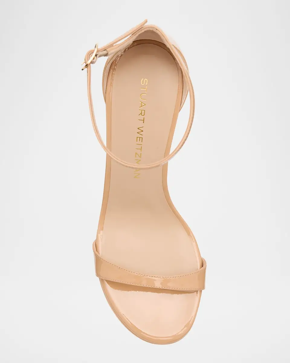 Stuart Weitzman Nudist Patent Leather Stiletto Platform Sandals | Thumbnail 6 Stuart Weitzman Nudist Patent Leather Stiletto Platform Sandals | Thumbnail 6