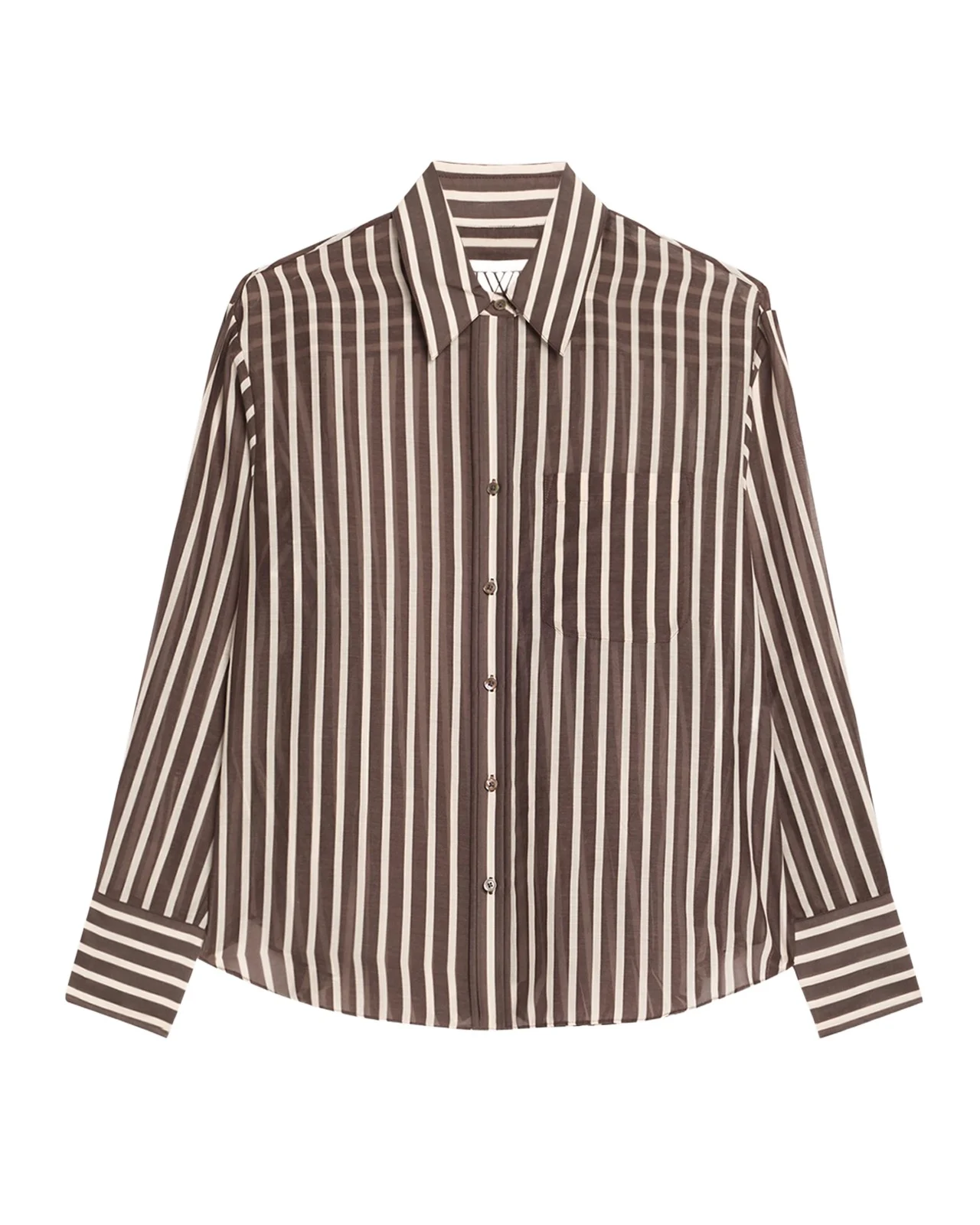 Joey Striped Cotton-Silk Shirt