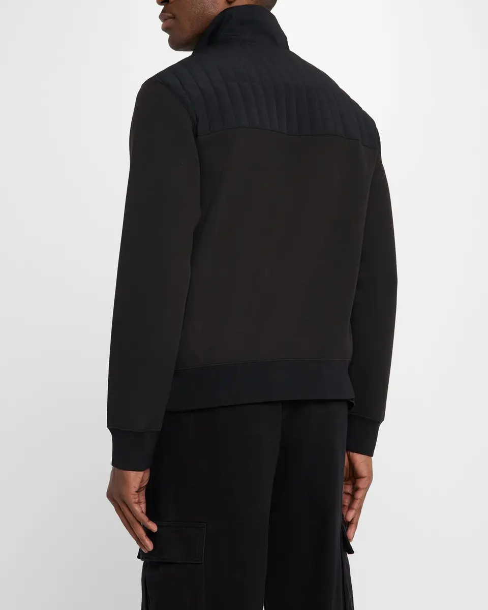 Mackage Men's Corey Hybrid Down Quarter-Zip Sweater | Thumbnail 3 Mackage Men's Corey Hybrid Down Quarter-Zip Sweater | Thumbnail 3